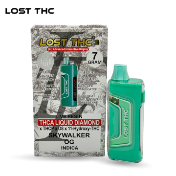 LOST THC THC-A + THC-P + 11-HYDRO DISPOSABLE VAPE 7GM/5CT/PK